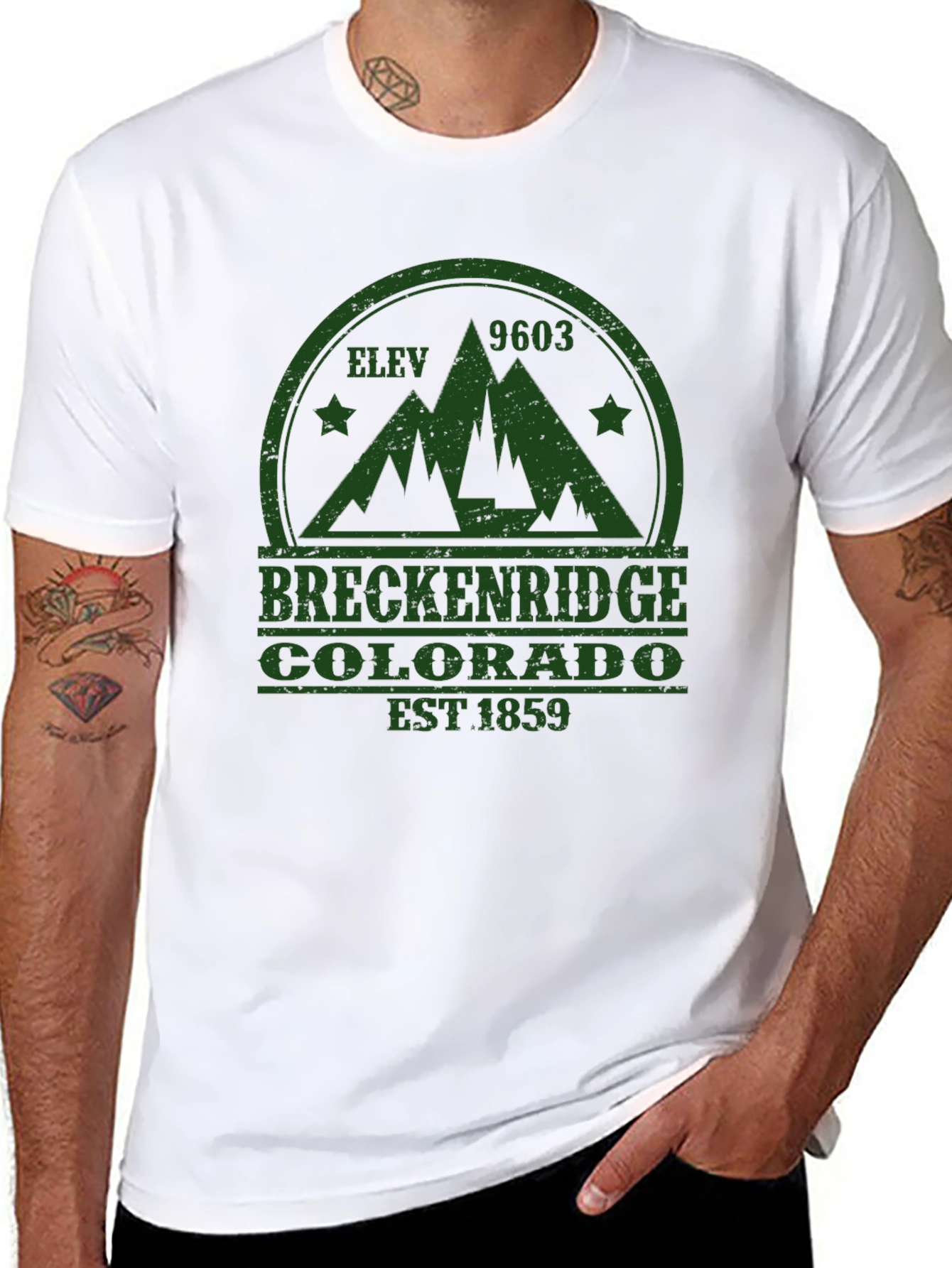 Breckenridge Colorado Black T-Shirt