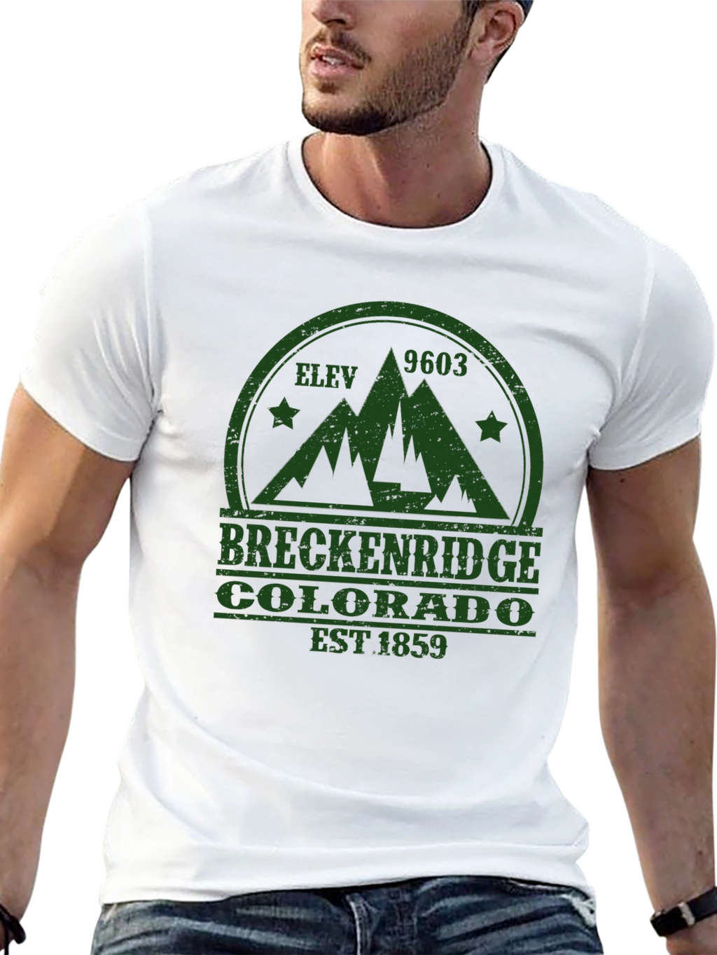 Breckenridge Colorado Black T-Shirt