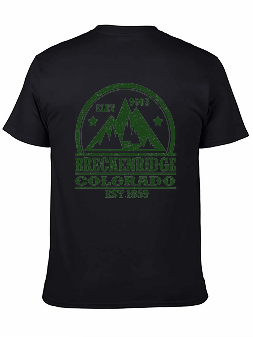 Breckenridge Colorado Black T-Shirt