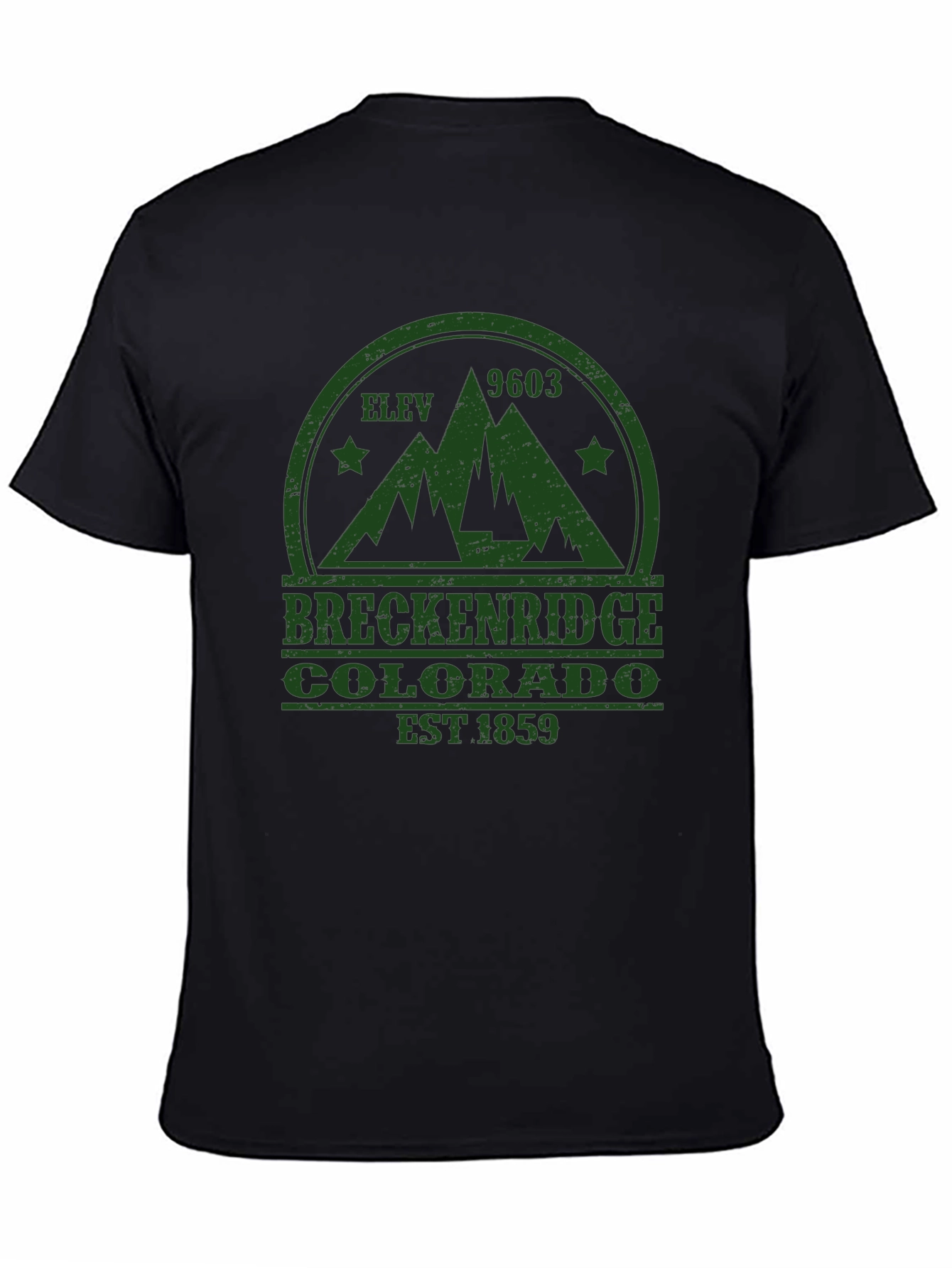 Breckenridge Colorado Black T-Shirt