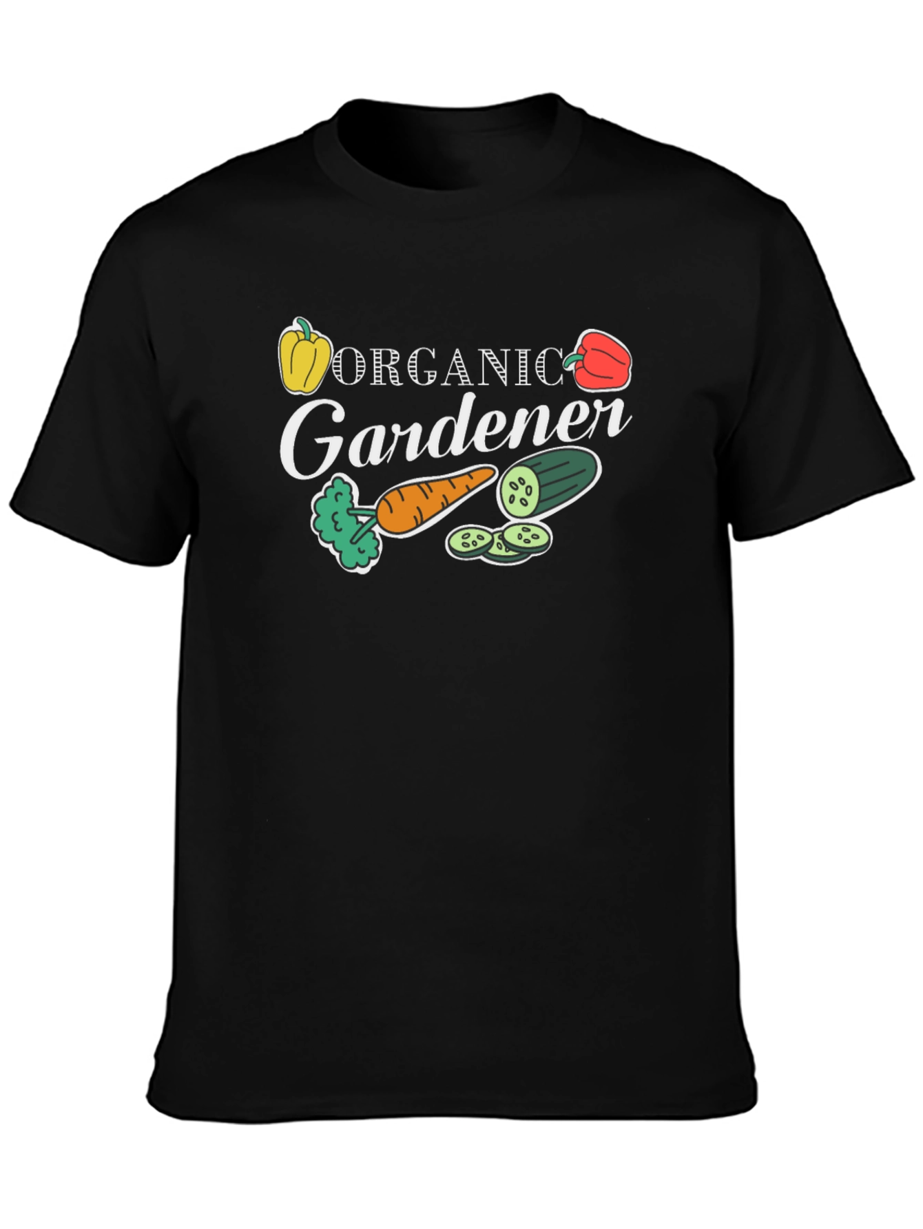 Organic Gardener Graphic T-Shirt - Black