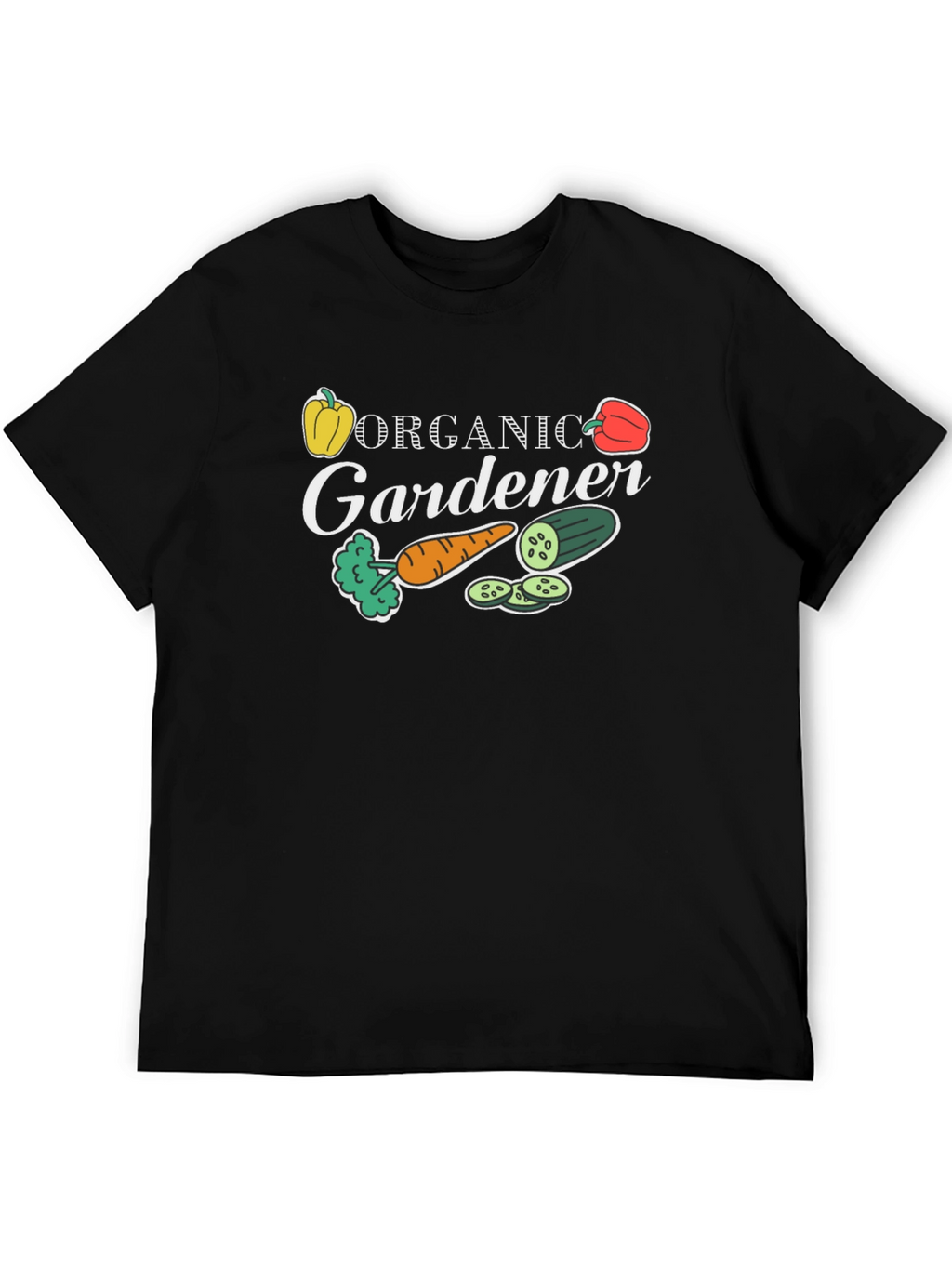 Organic Gardener Graphic T-Shirt - Black
