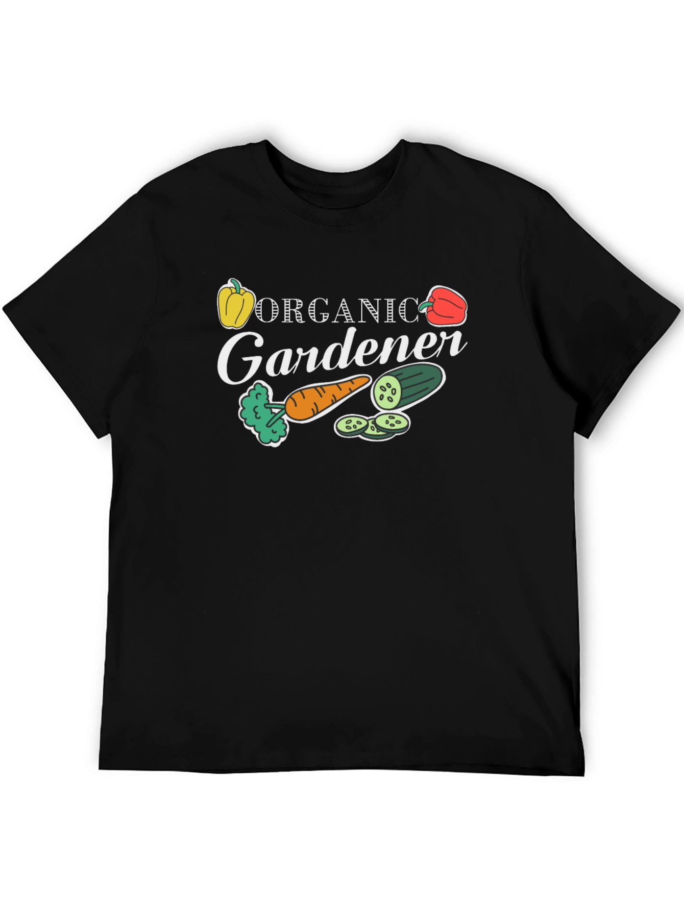 Organic Gardener Graphic T-Shirt - Black