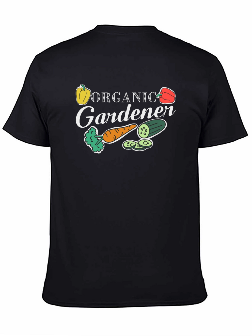 Organic Gardener Graphic T-Shirt - Black