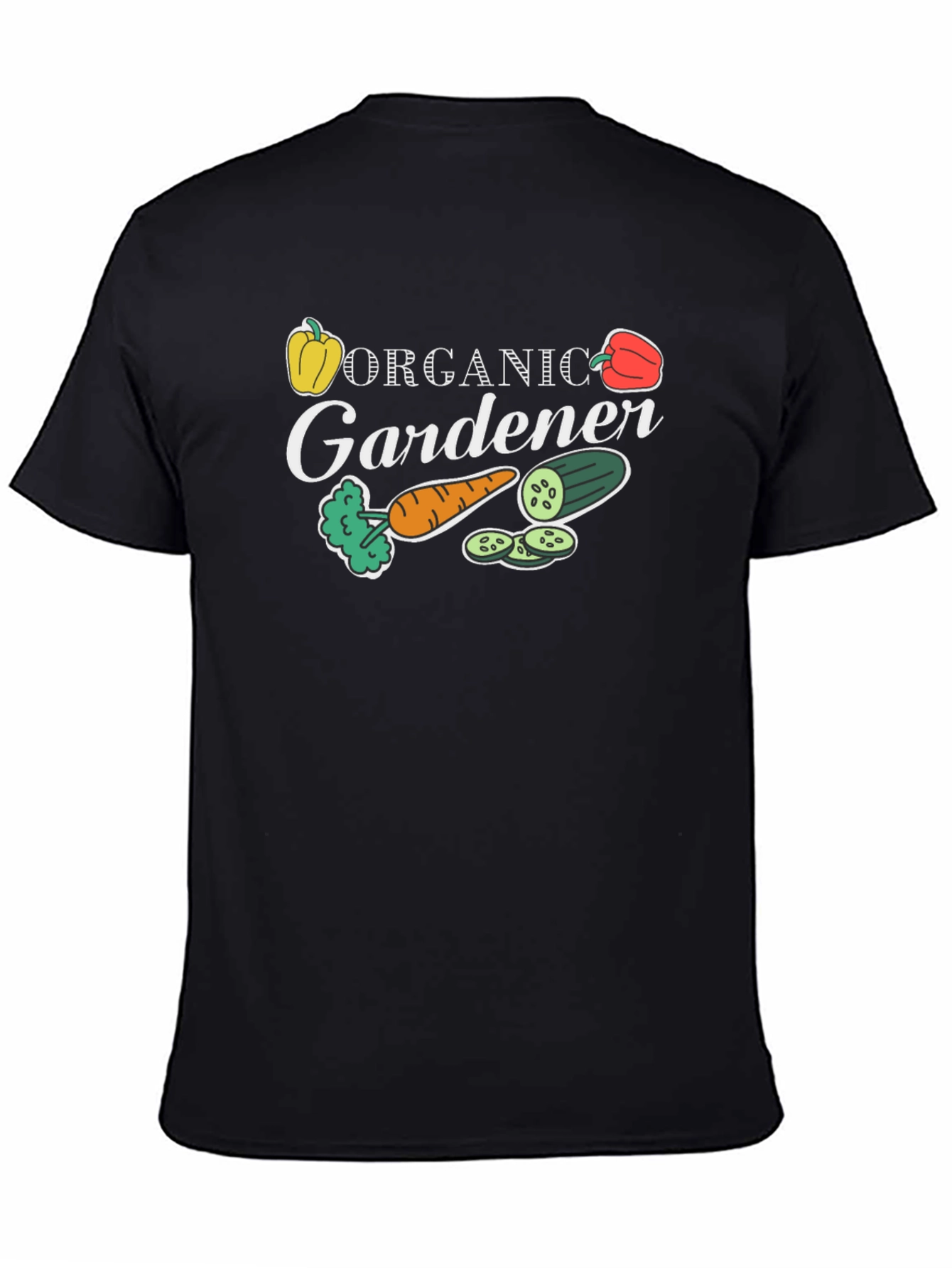 Organic Gardener Graphic T-Shirt - Black