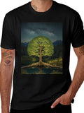 Mystic Tree Black T-Shirt