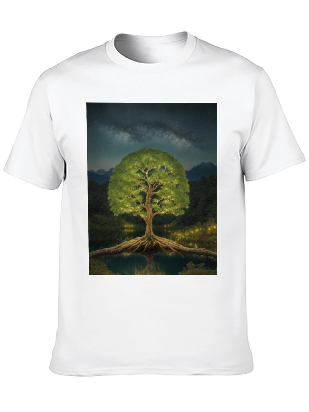 Mystic Tree Black T-Shirt