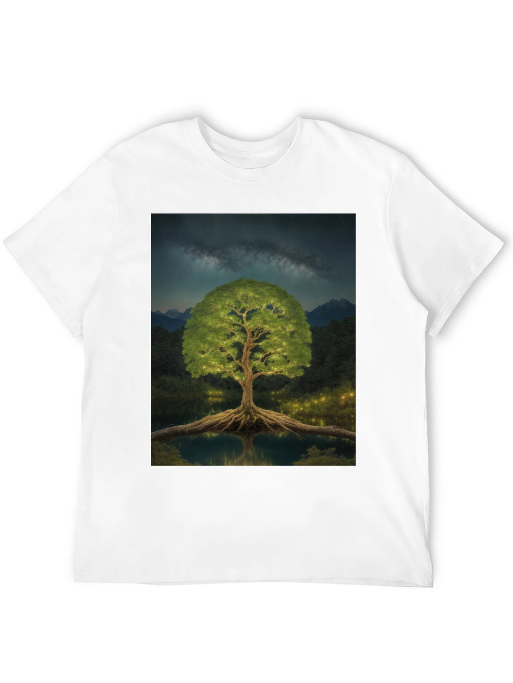 Mystic Tree Black T-Shirt