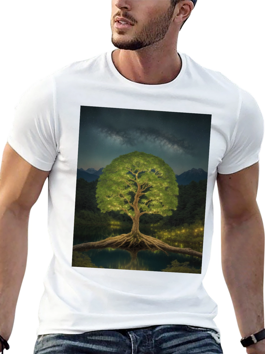 Mystic Tree Black T-Shirt