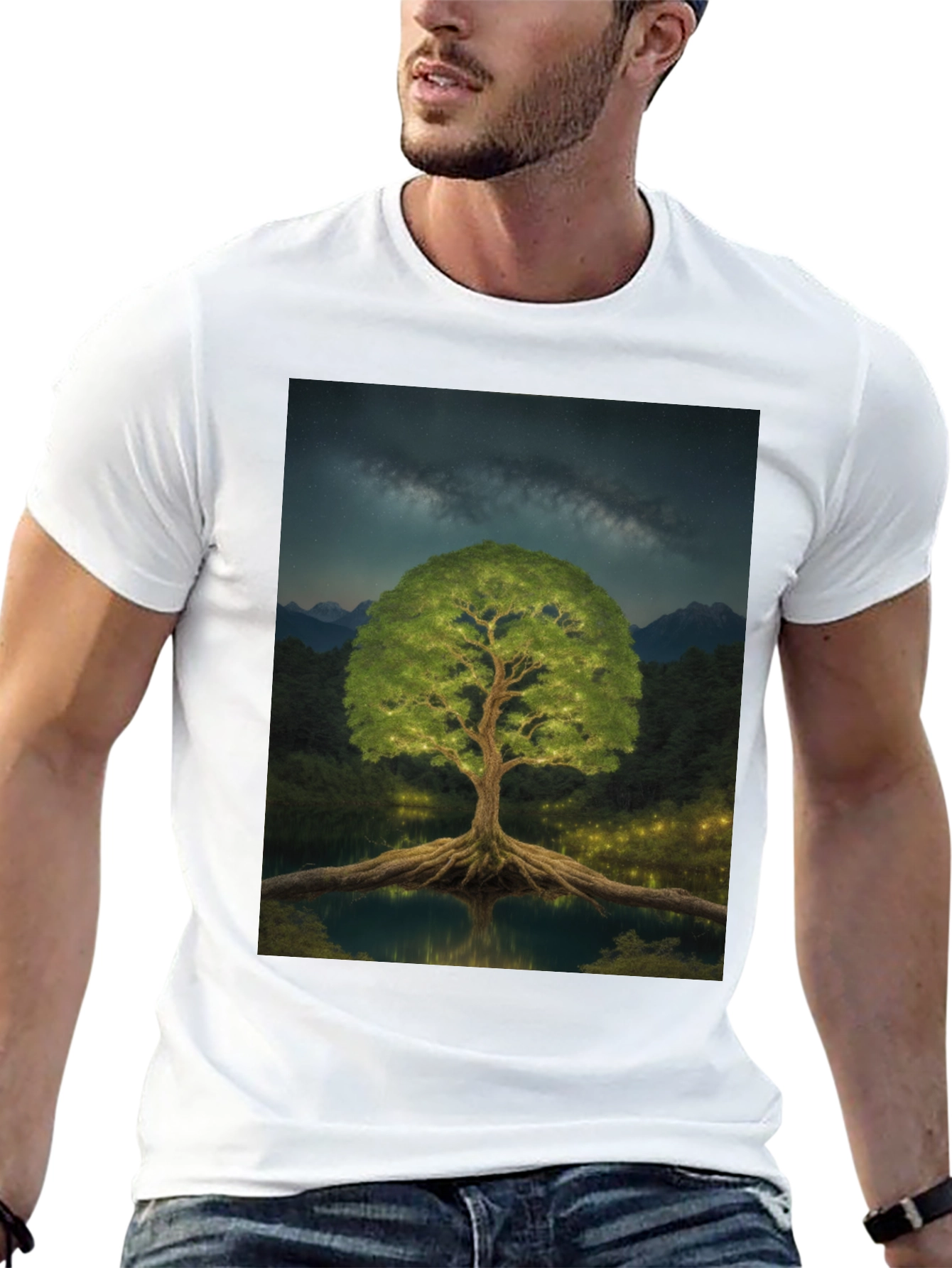 Mystic Tree Black T-Shirt