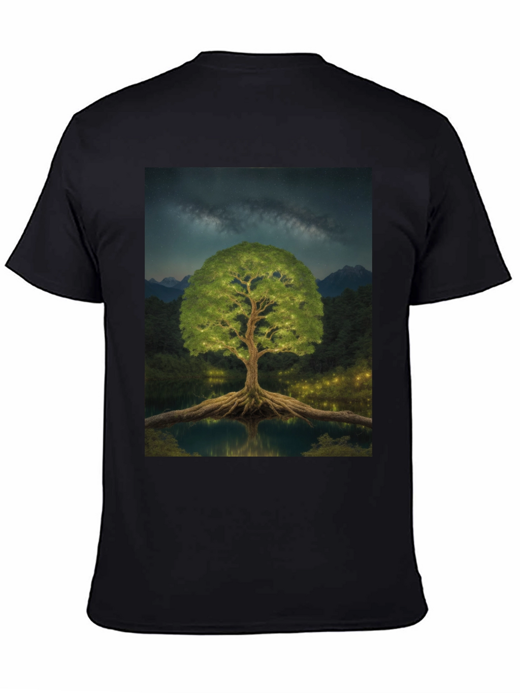 Mystic Tree Black T-Shirt