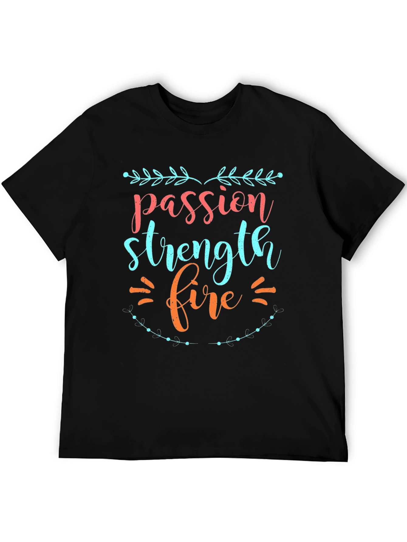 Passion Strength Fire Graphic Tee