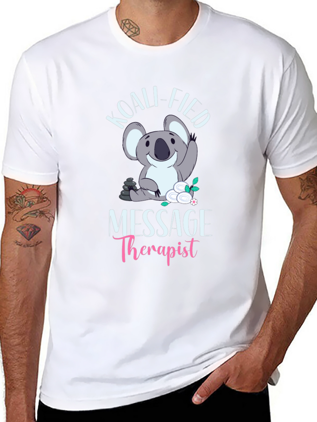 Koali-fied Massage Therapist Black T-Shirt