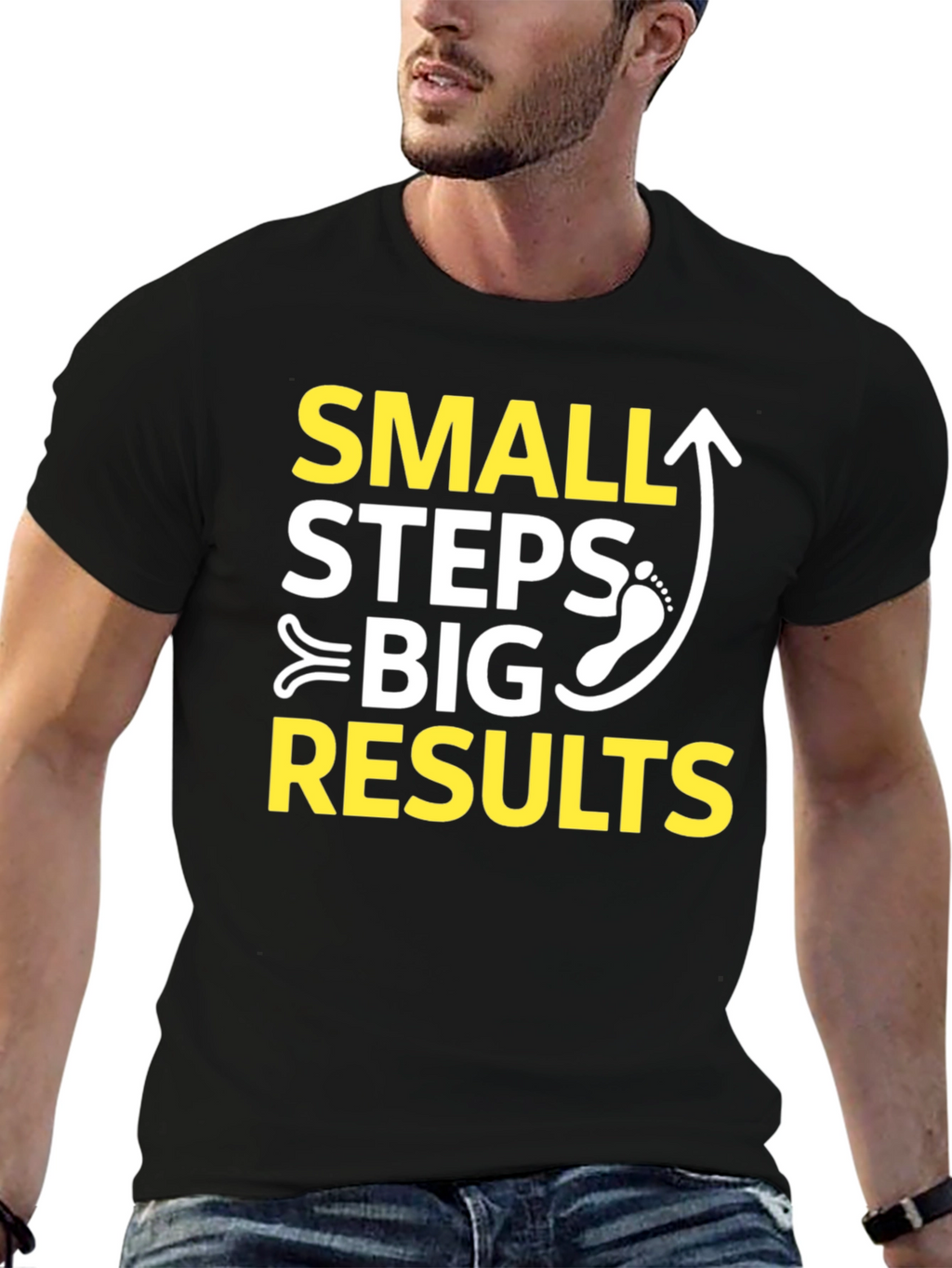 Small Steps Big Results Graphic T-Shirt