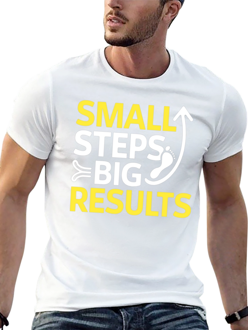 Small Steps Big Results Graphic T-Shirt