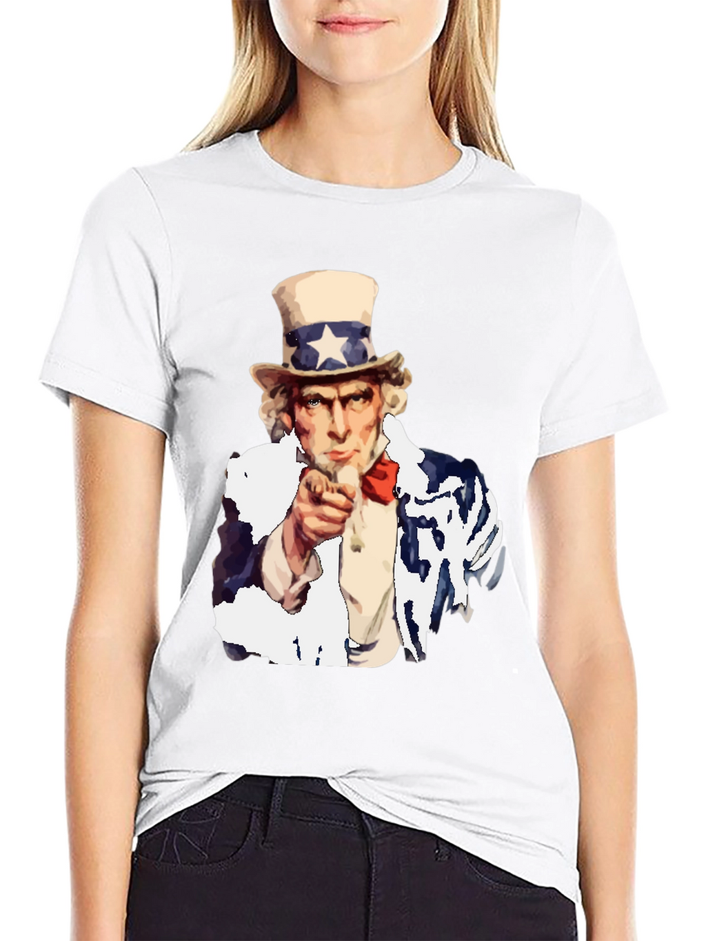 Uncle Sam Pointing Graphic T-Shirt