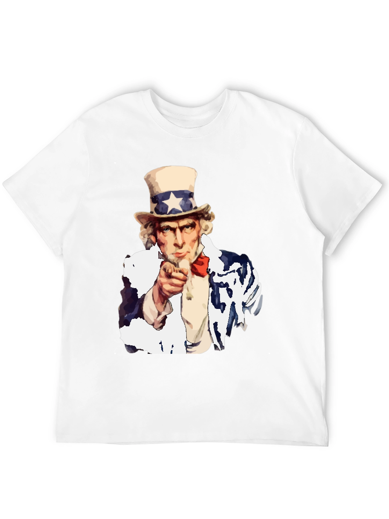 Uncle Sam Pointing Graphic T-Shirt