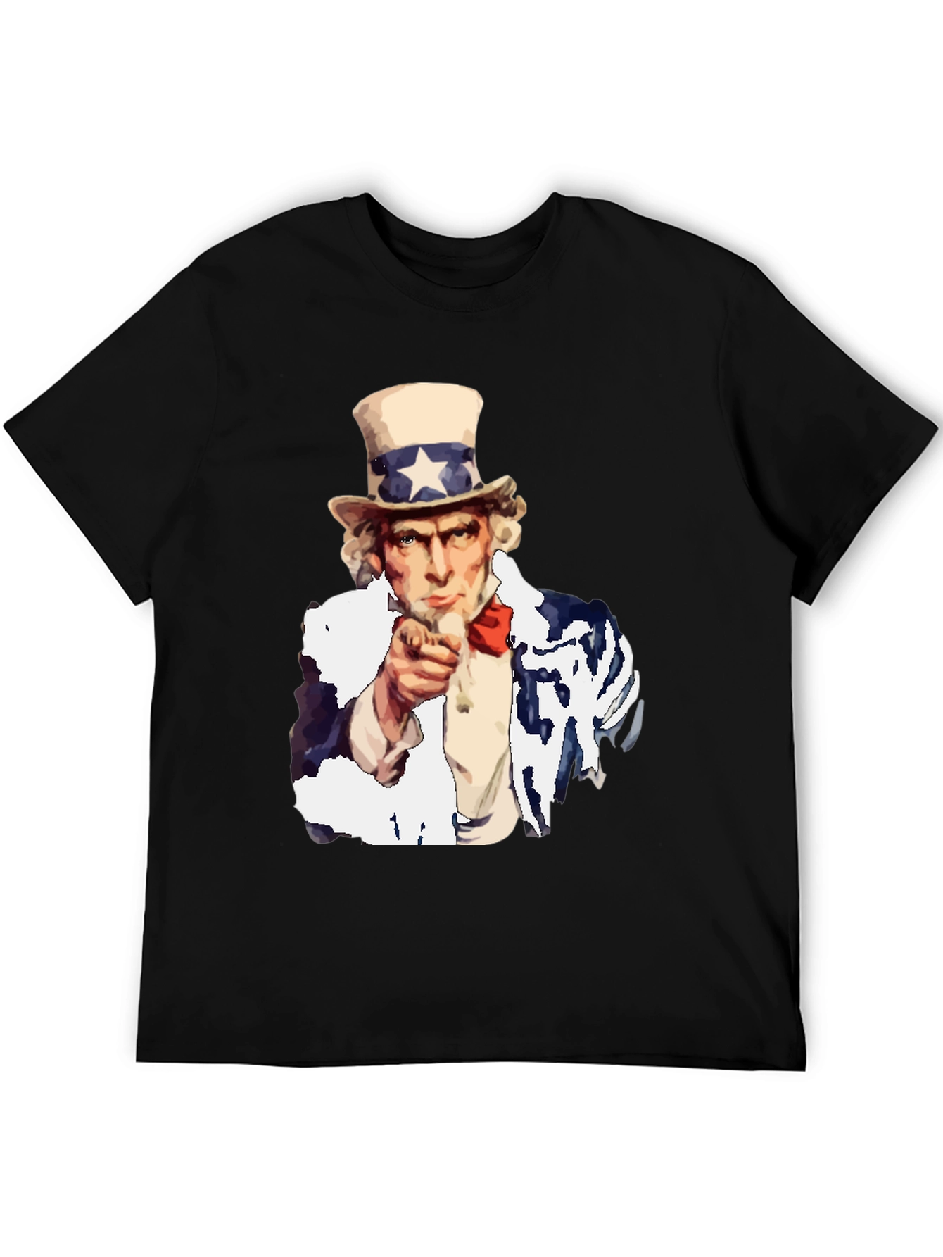 Uncle Sam Pointing Graphic T-Shirt