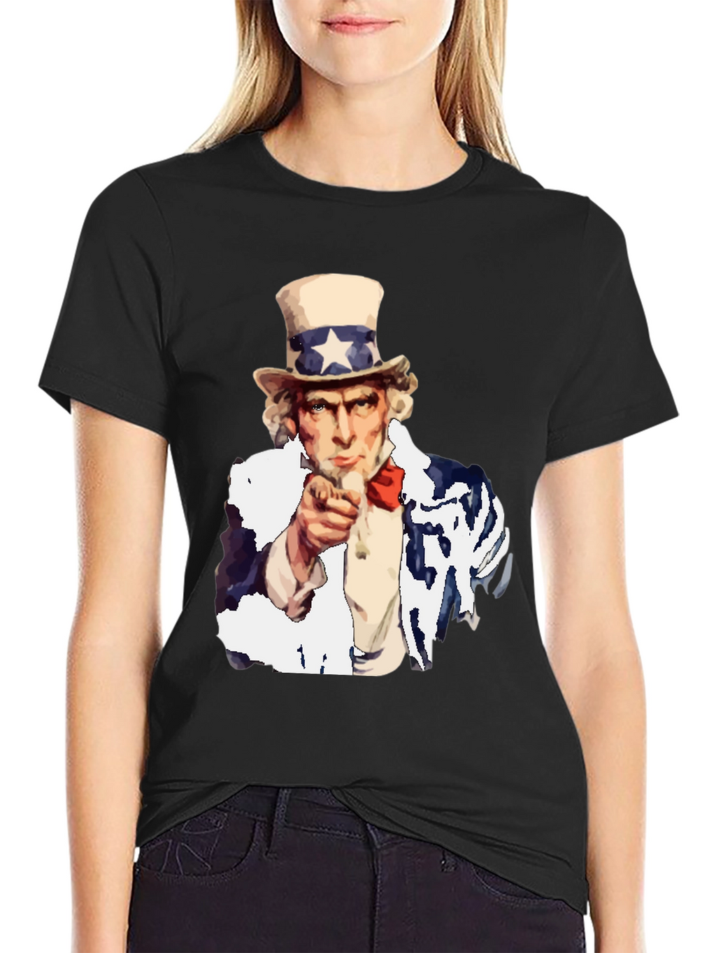 Uncle Sam Pointing Graphic T-Shirt
