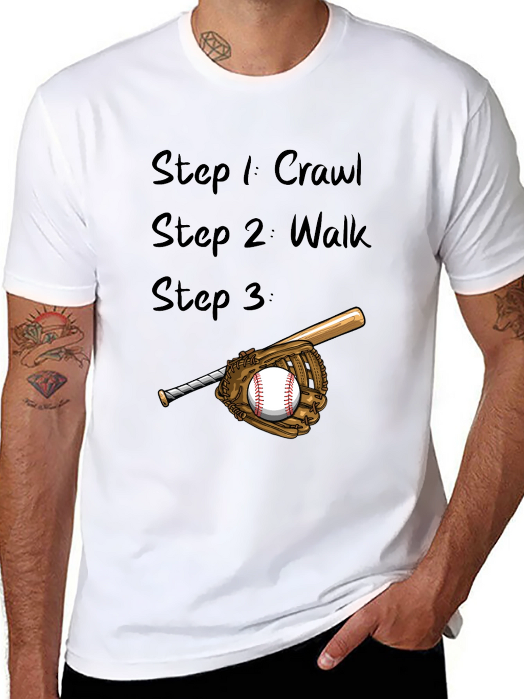 Baseball Fan T-Shirt - Step 3: Play Ball!