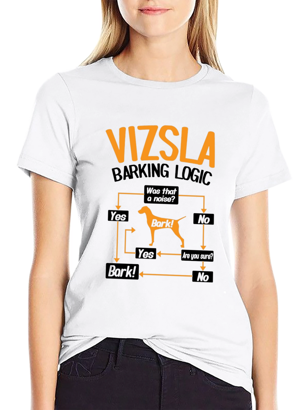 Vizsla Barking Logic T-Shirt