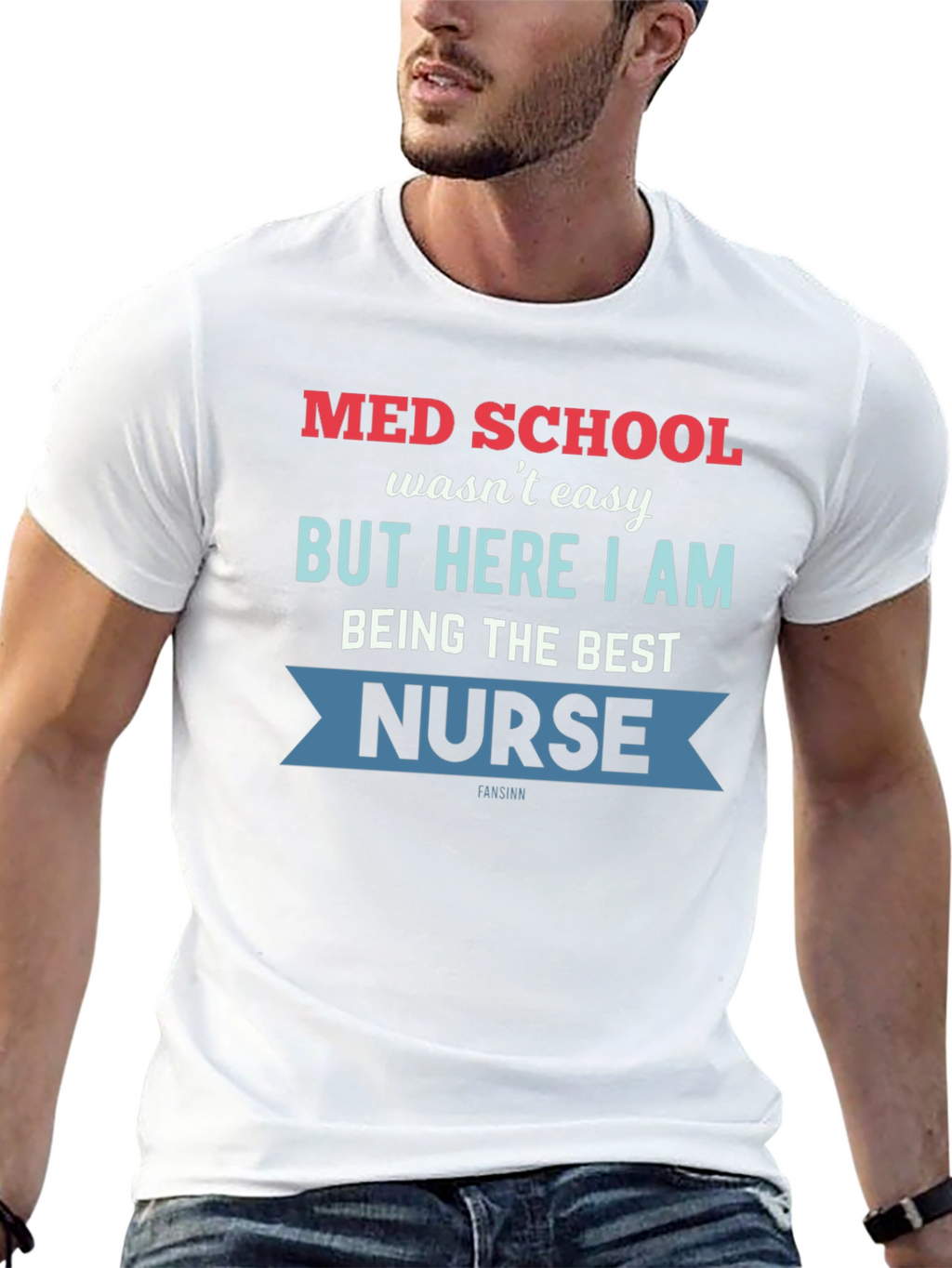 Med School Nurse Graphic Tee - Best Nurse T-Shirt
