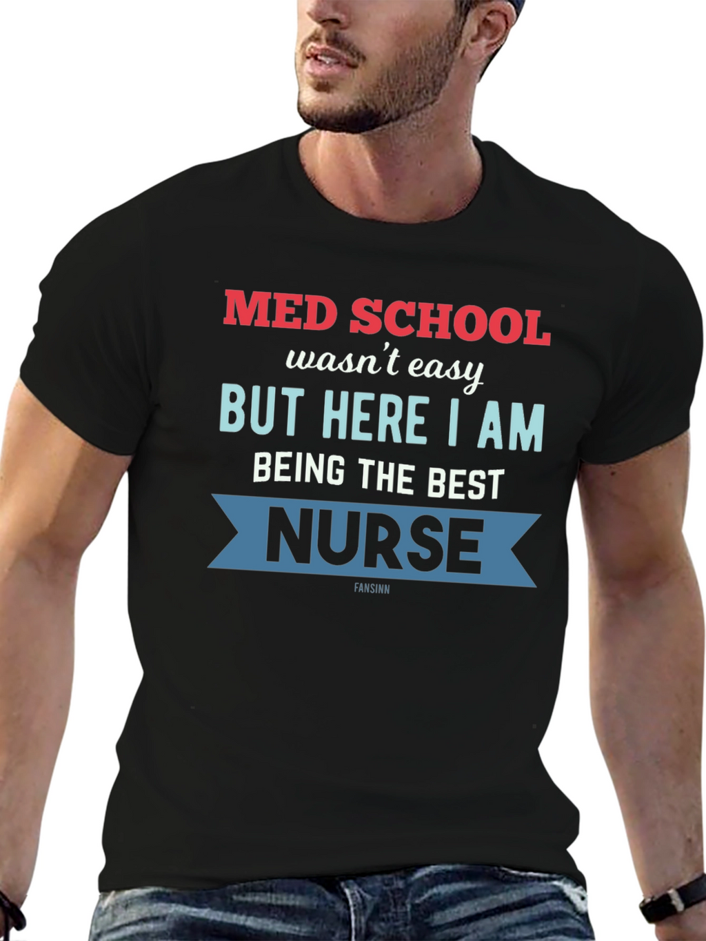 Med School Nurse Graphic Tee - Best Nurse T-Shirt