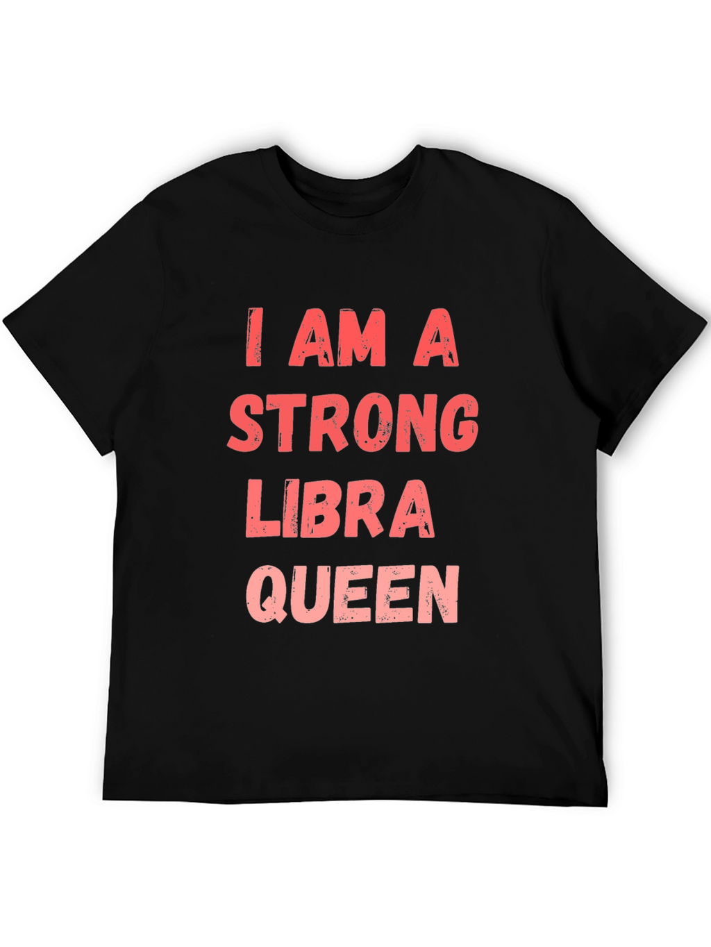 Strong Libra Queen Black T-Shirt