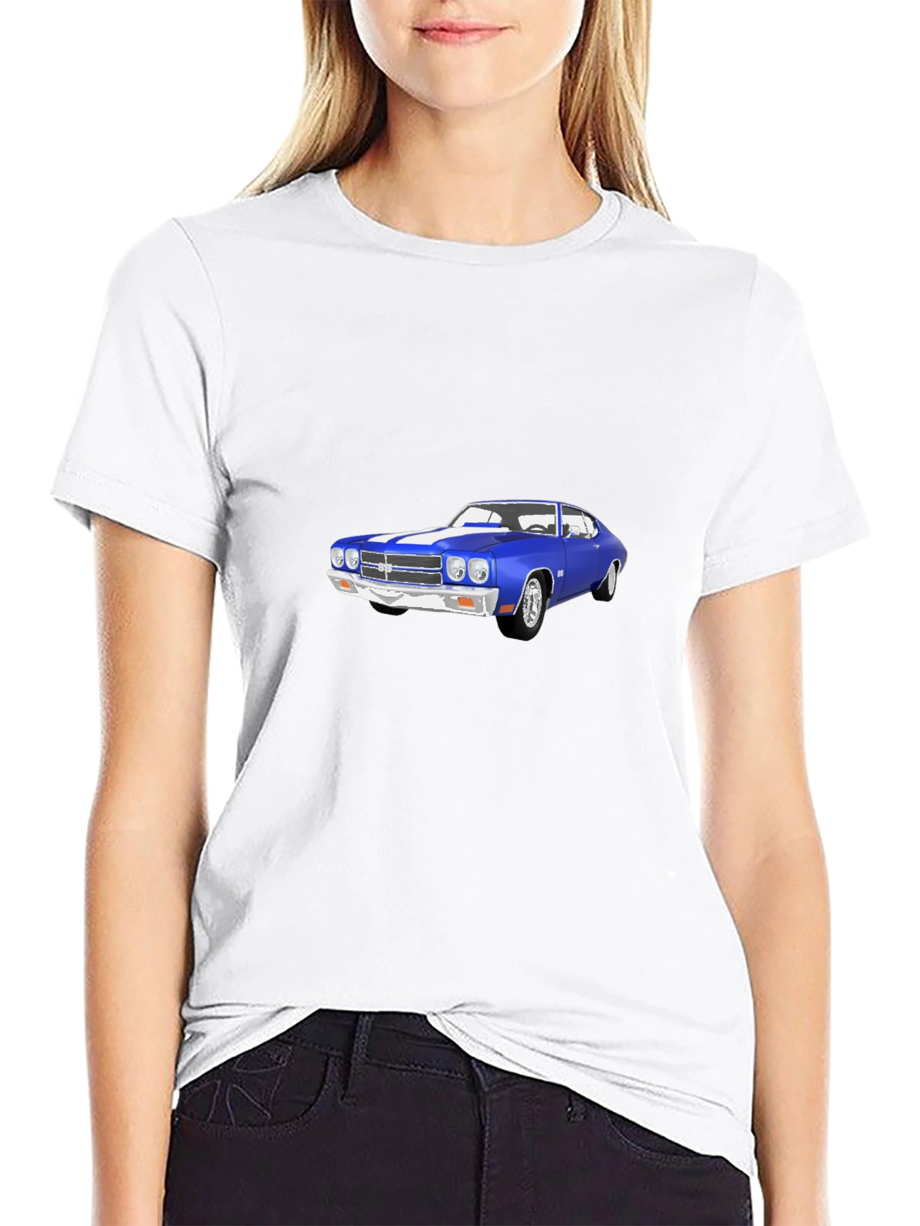 Classic Car Graphic Tee - Stylish Black T-Shirt