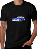 Classic Car Graphic Tee - Stylish Black T-Shirt