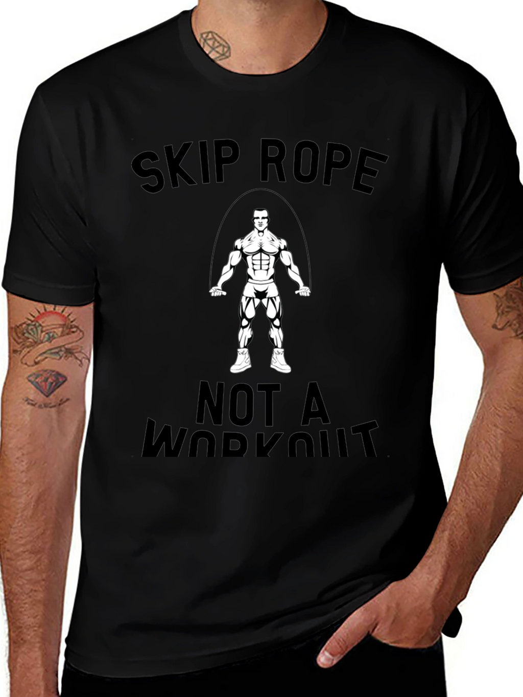 Skip Rope T-Shirt: Workout Motivation