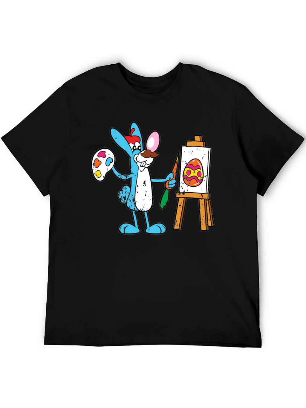 Easter Bunny Artist Graphic Tee