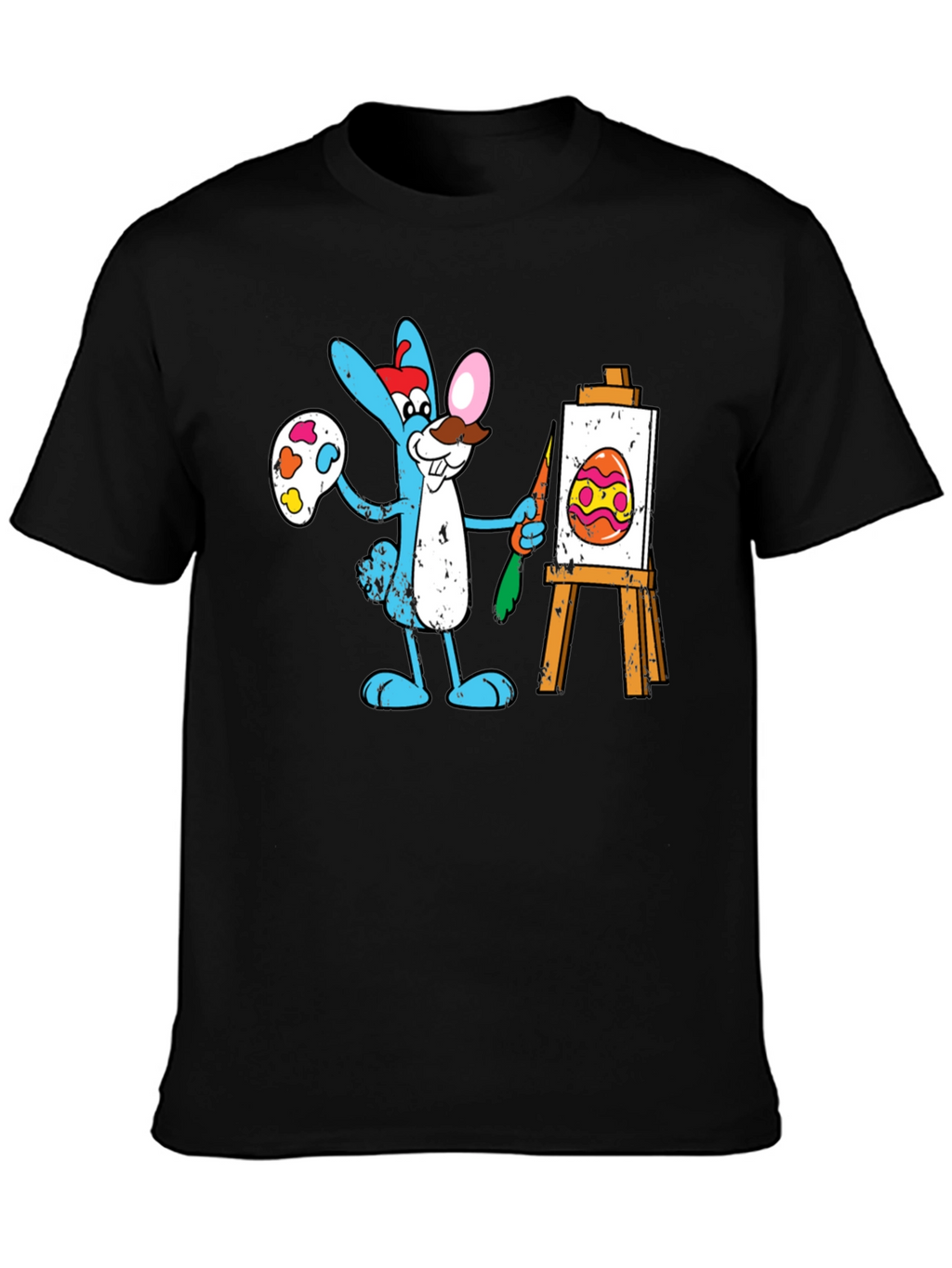 Easter Bunny Artist Graphic Tee