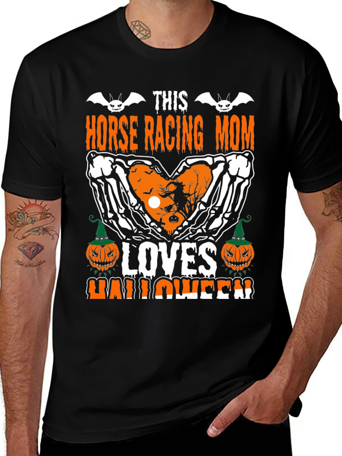 Horse Racing Mom Halloween T-Shirt