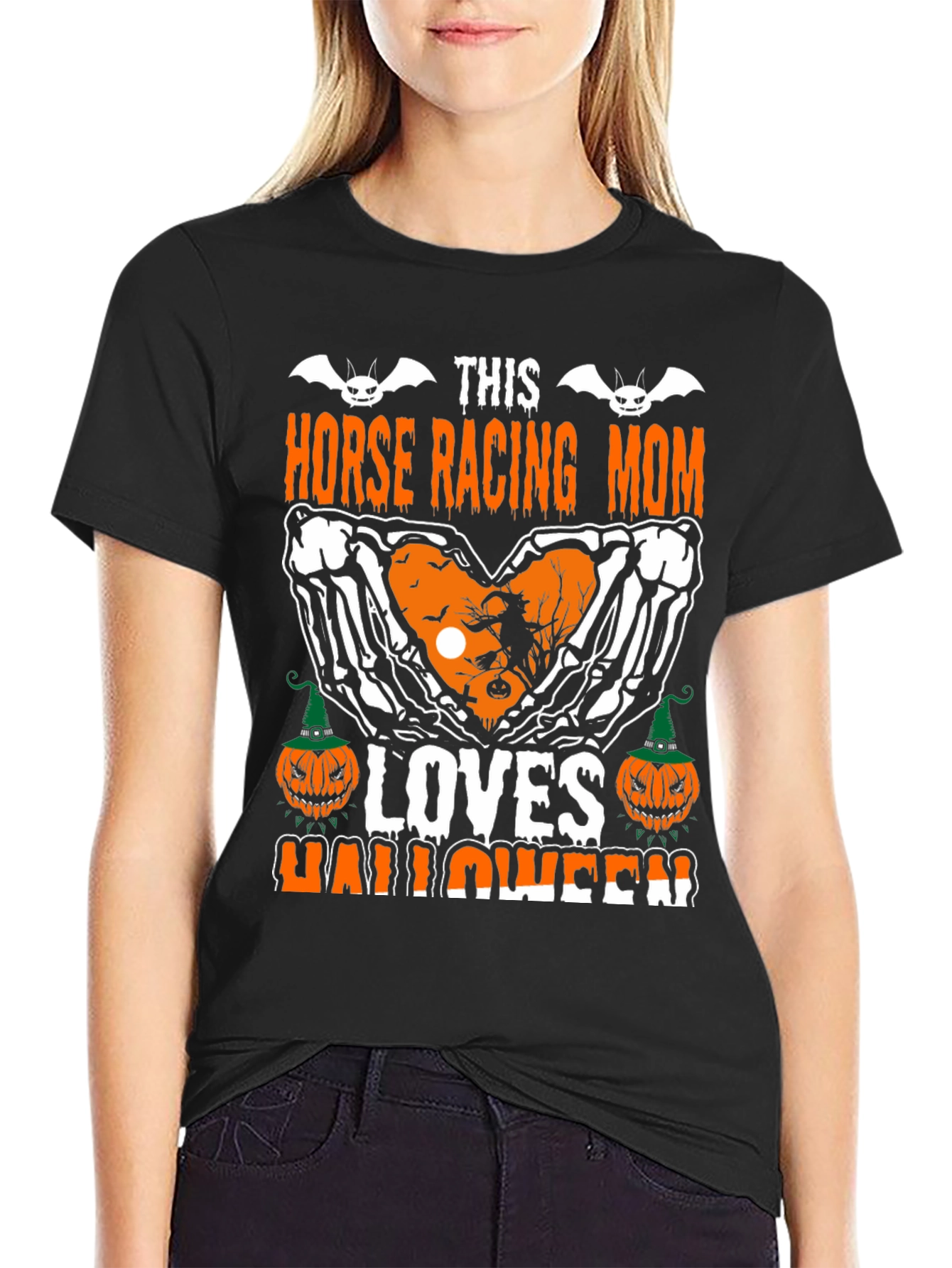 Horse Racing Mom Halloween T-Shirt