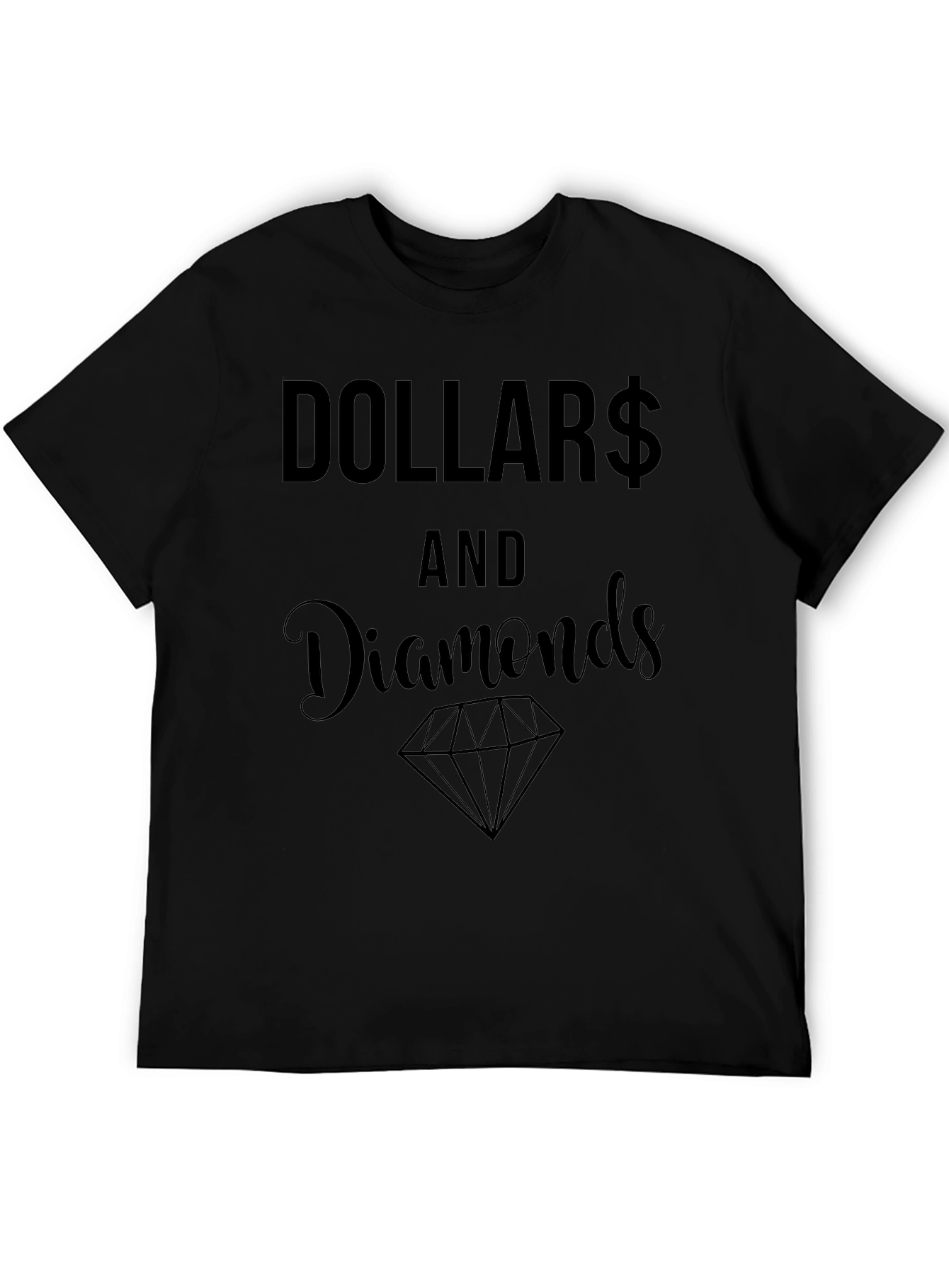 Dollar and Diamonds Graphic Tee