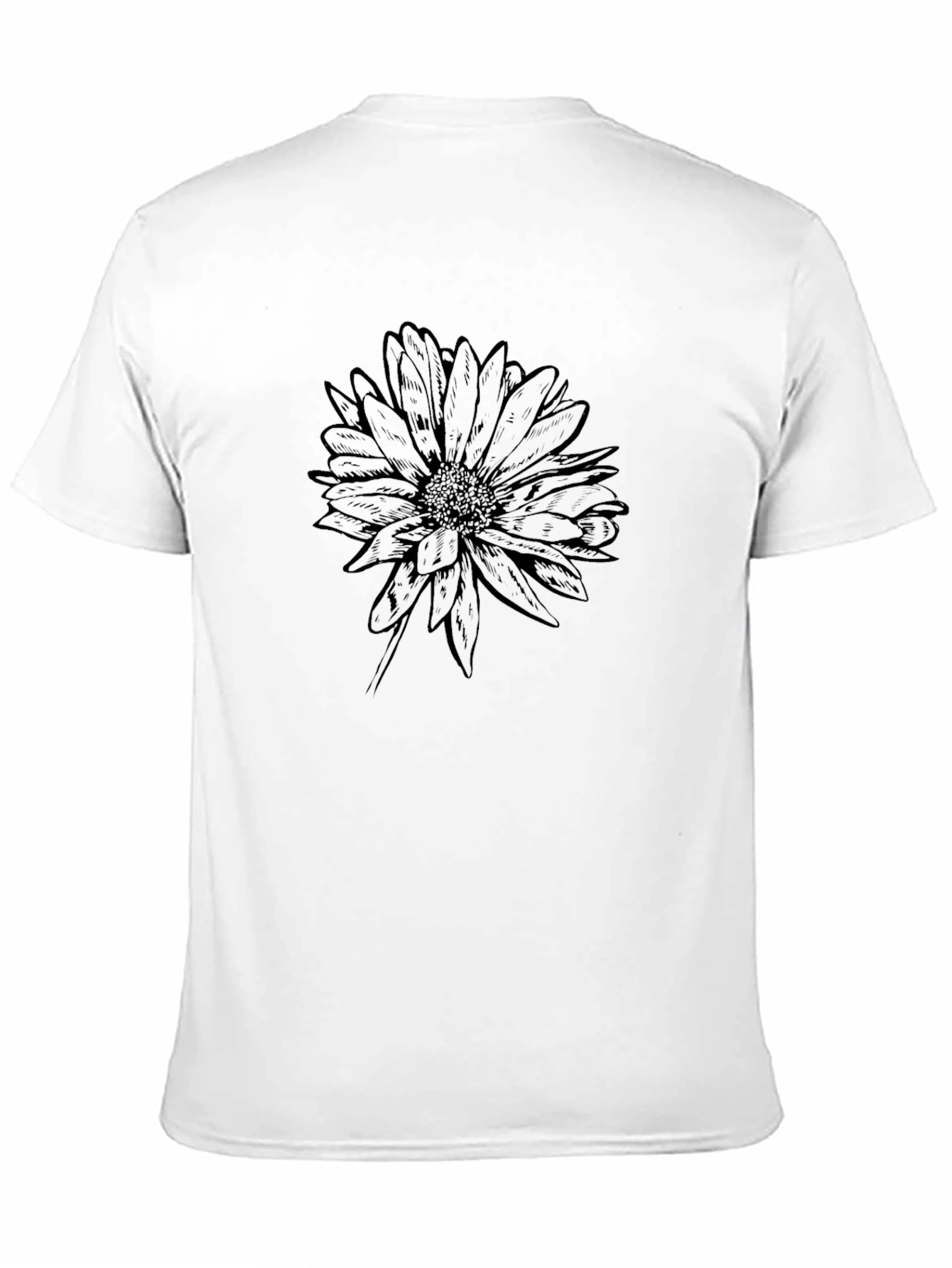 Black Floral Graphic Tee - Soft & Stylish