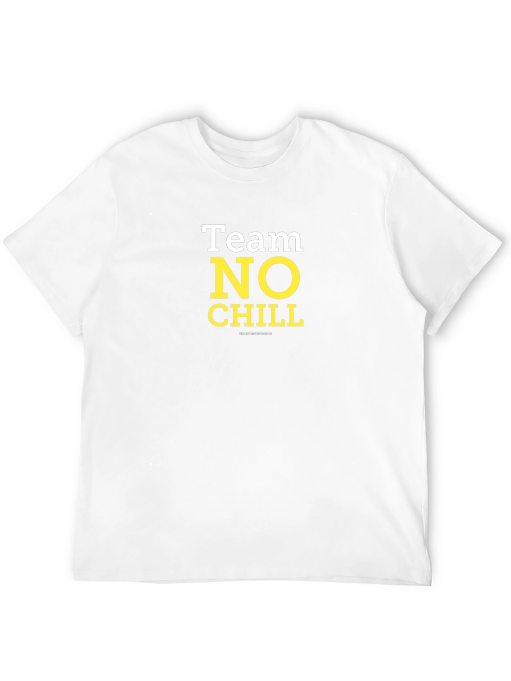 Team No Chill T-Shirt - Black Cotton Tee
