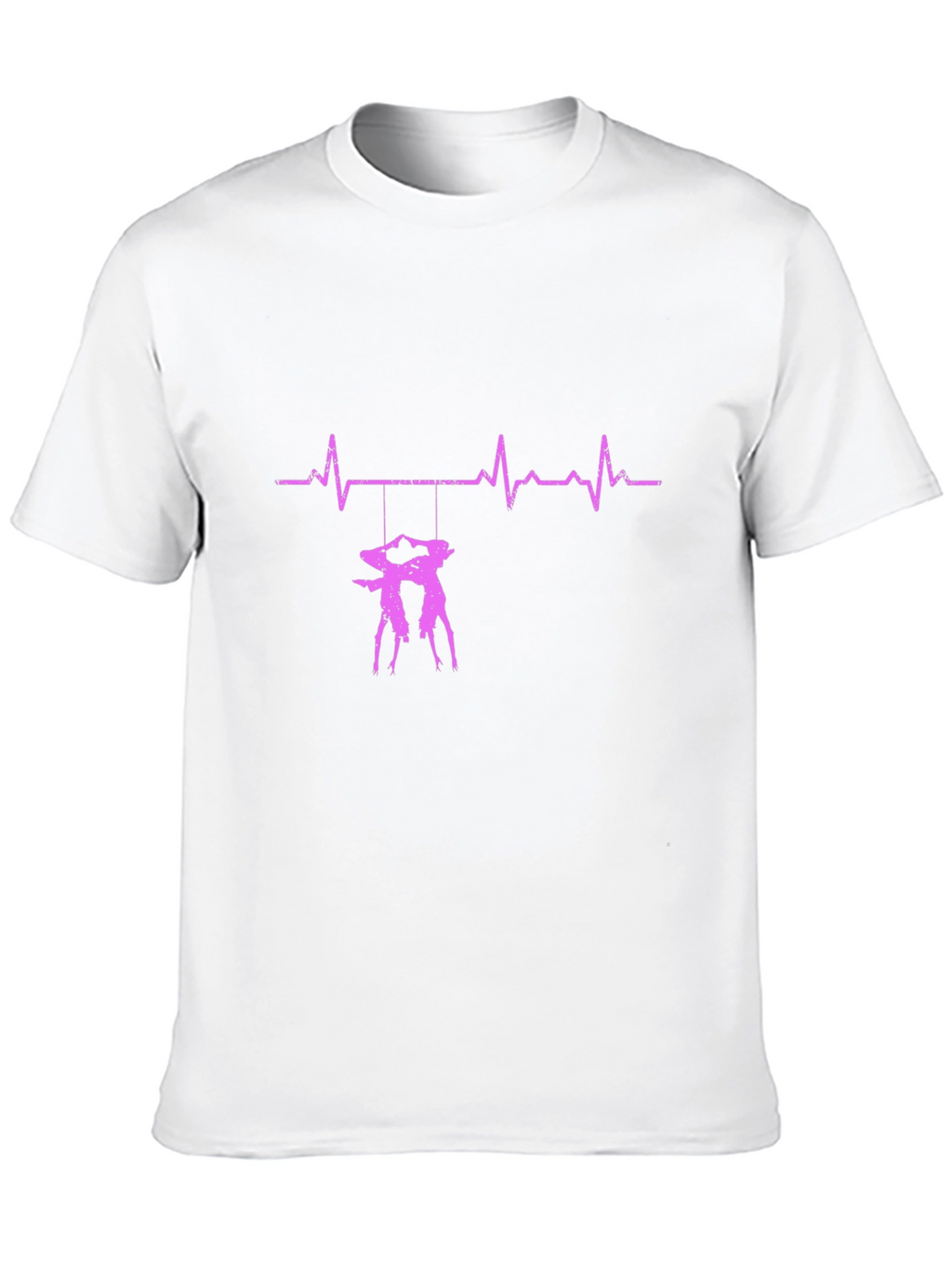 Heartbeat Tango Dancer Black T-Shirt