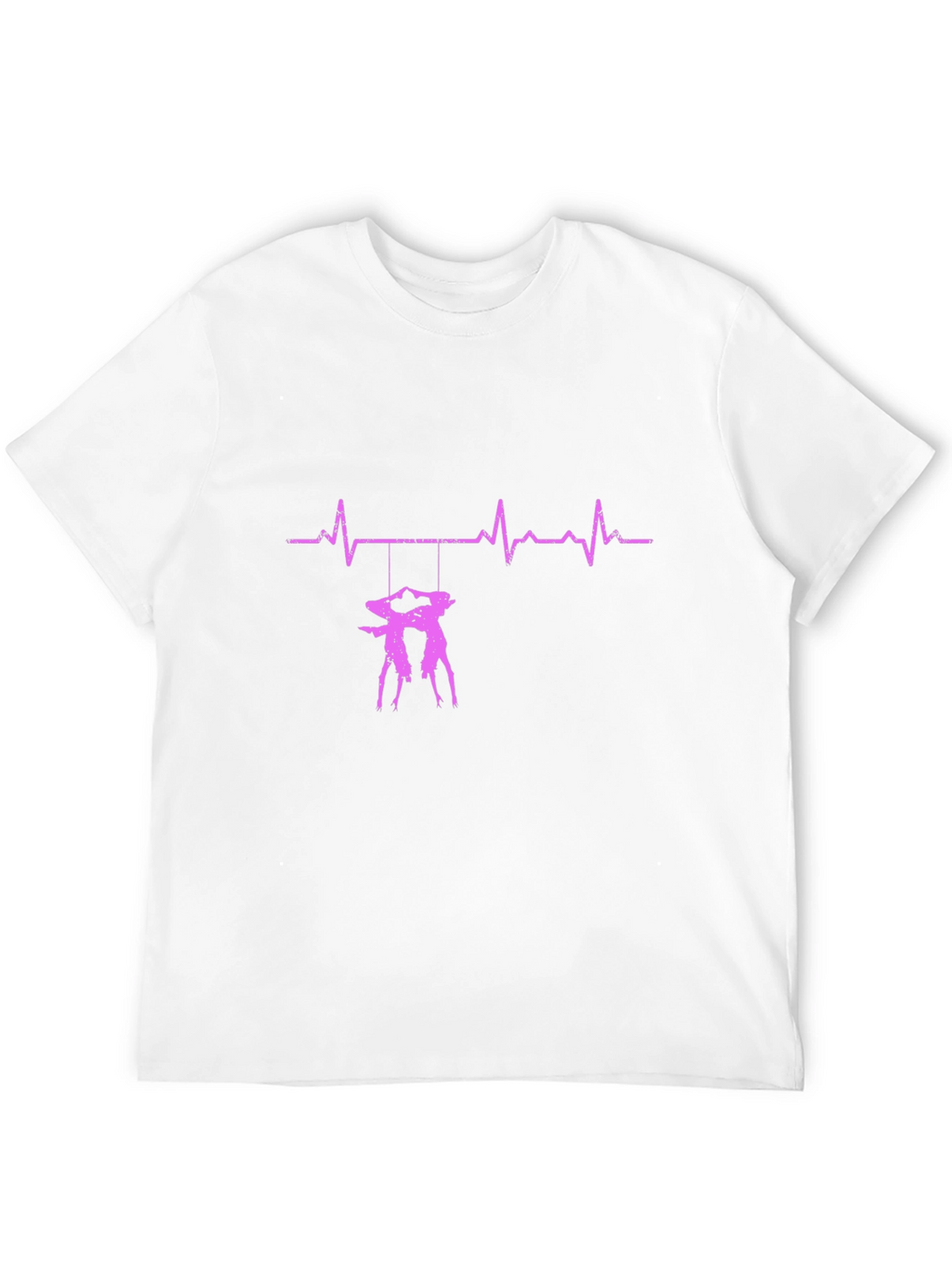 Heartbeat Tango Dancer Black T-Shirt