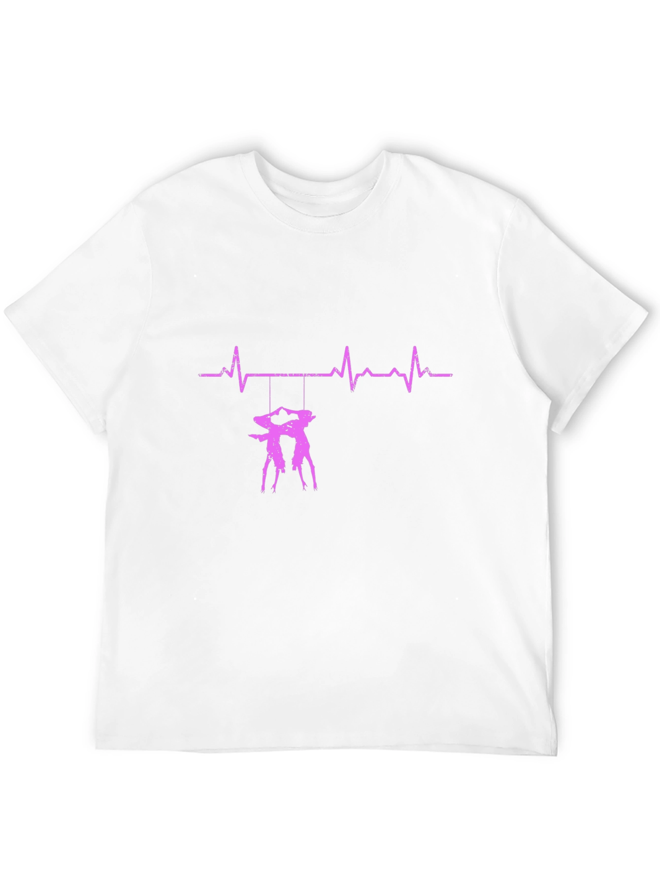 Heartbeat Tango Dancer Black T-Shirt