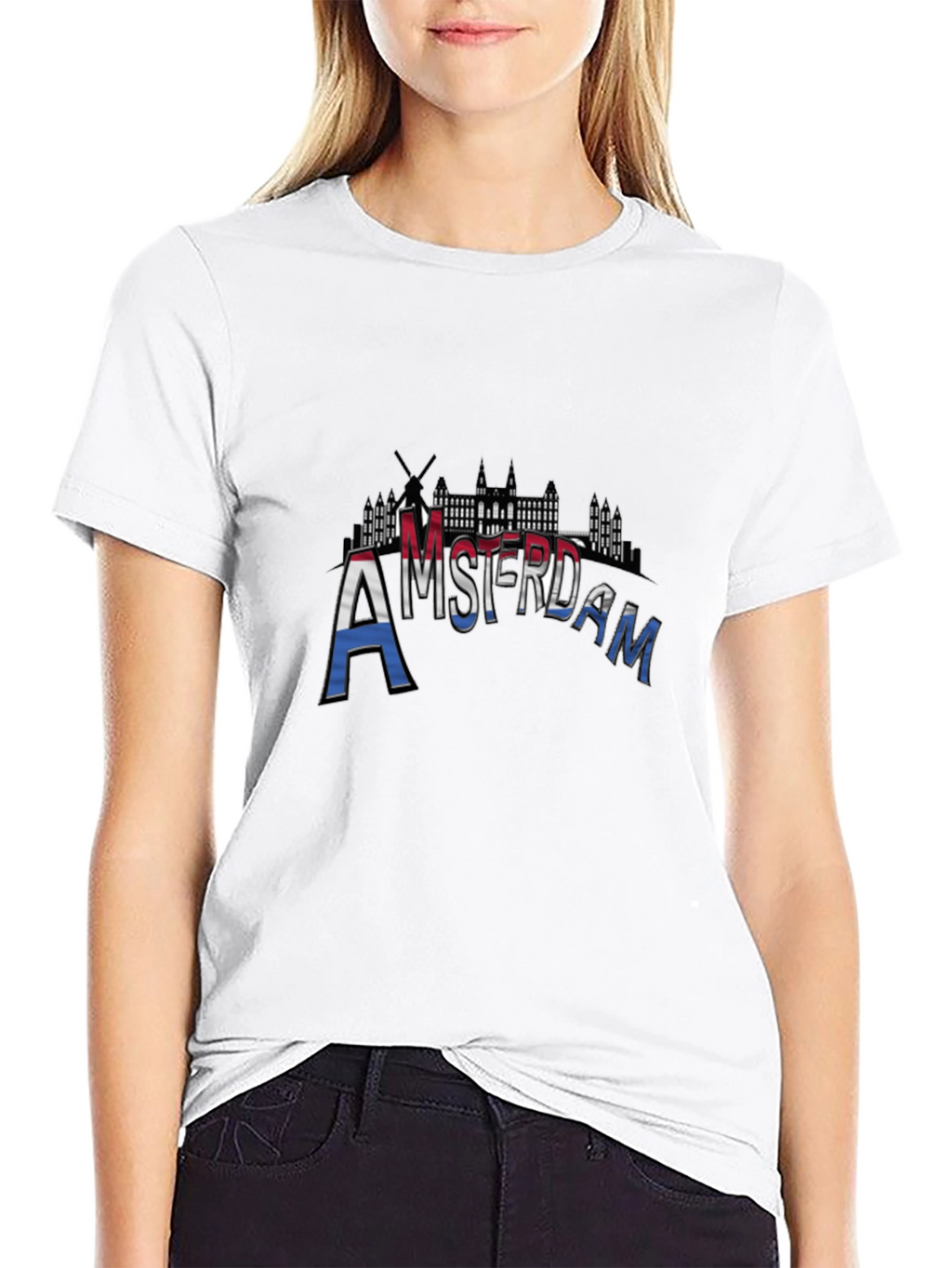 Amsterdam T-Shirt - Cityscape Design