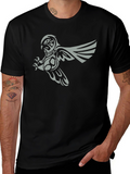Tribal Owl Graphic Tee - Mens Black T-Shirt
