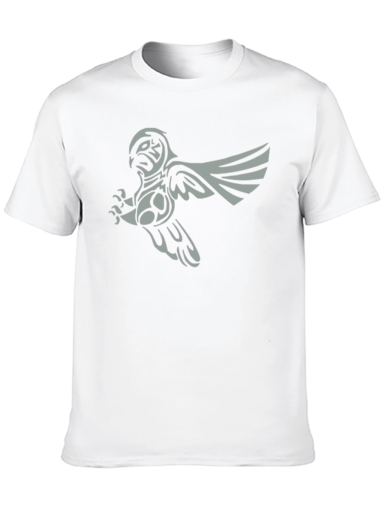 Tribal Owl Graphic Tee - Mens Black T-Shirt
