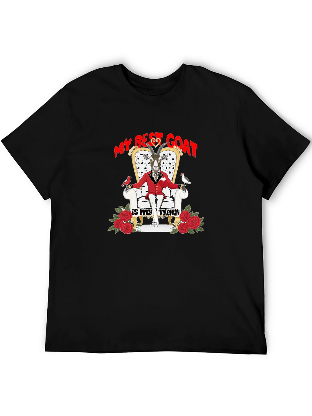 My Best Goat is My Valentine Graphic T-Shirt