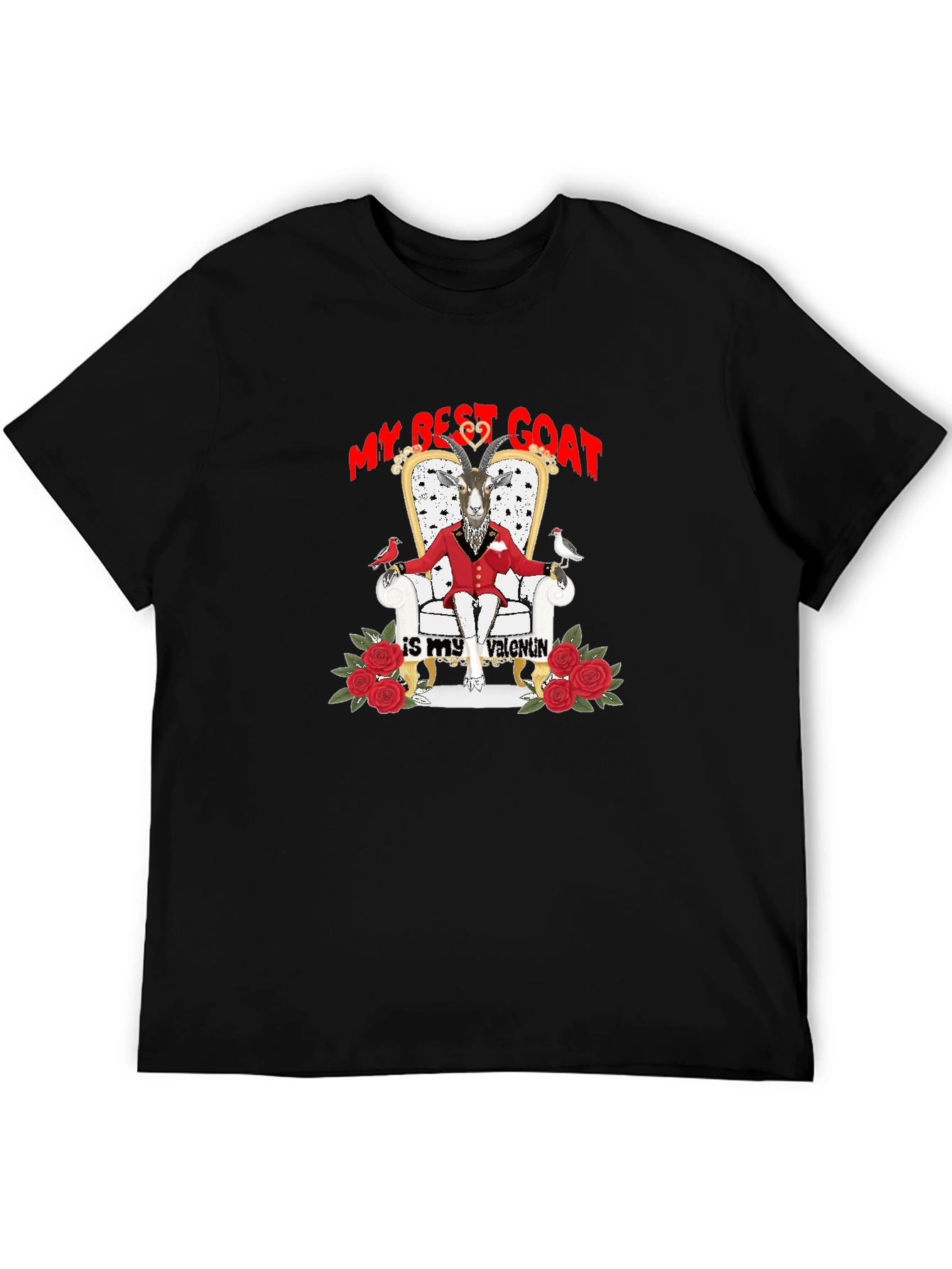 My Best Goat is My Valentine Graphic T-Shirt