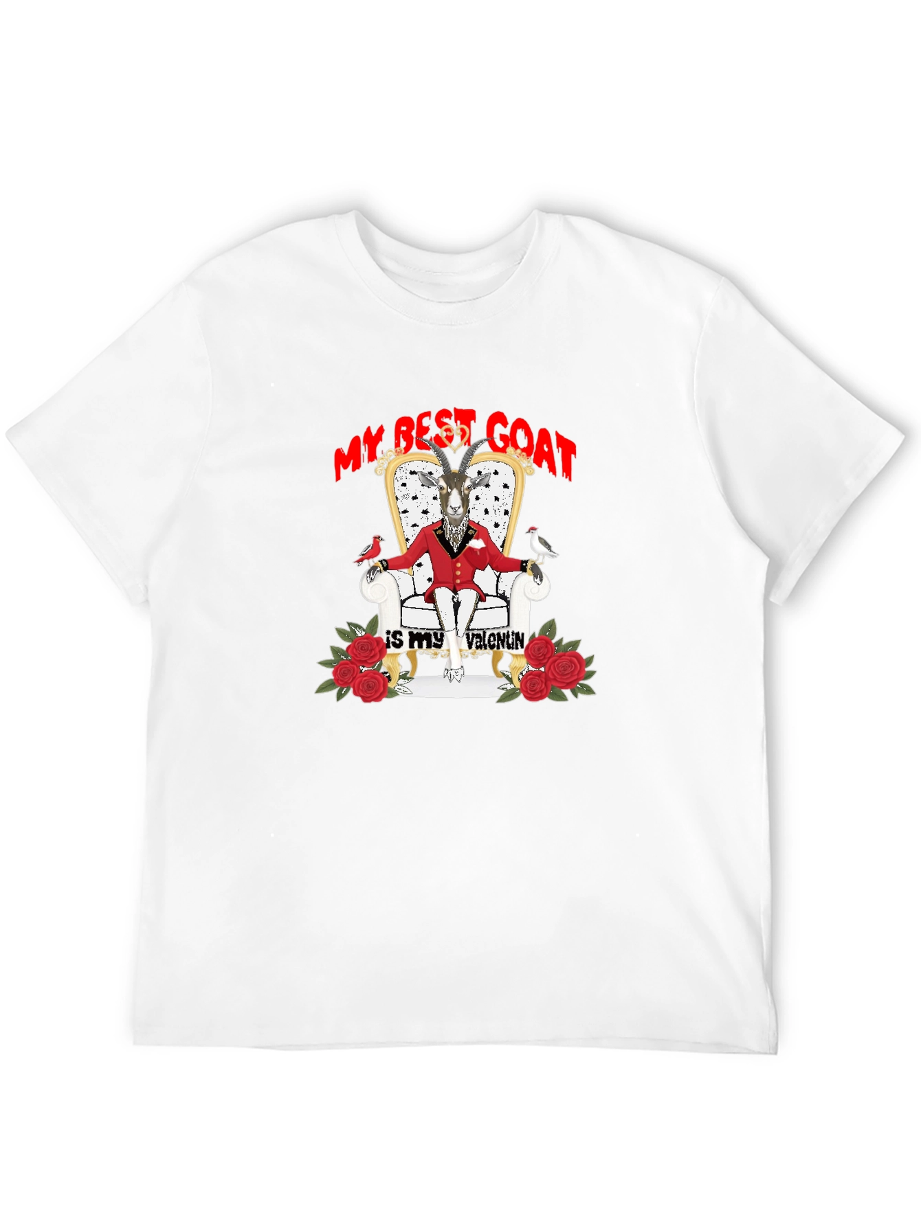 My Best Goat is My Valentine Graphic T-Shirt