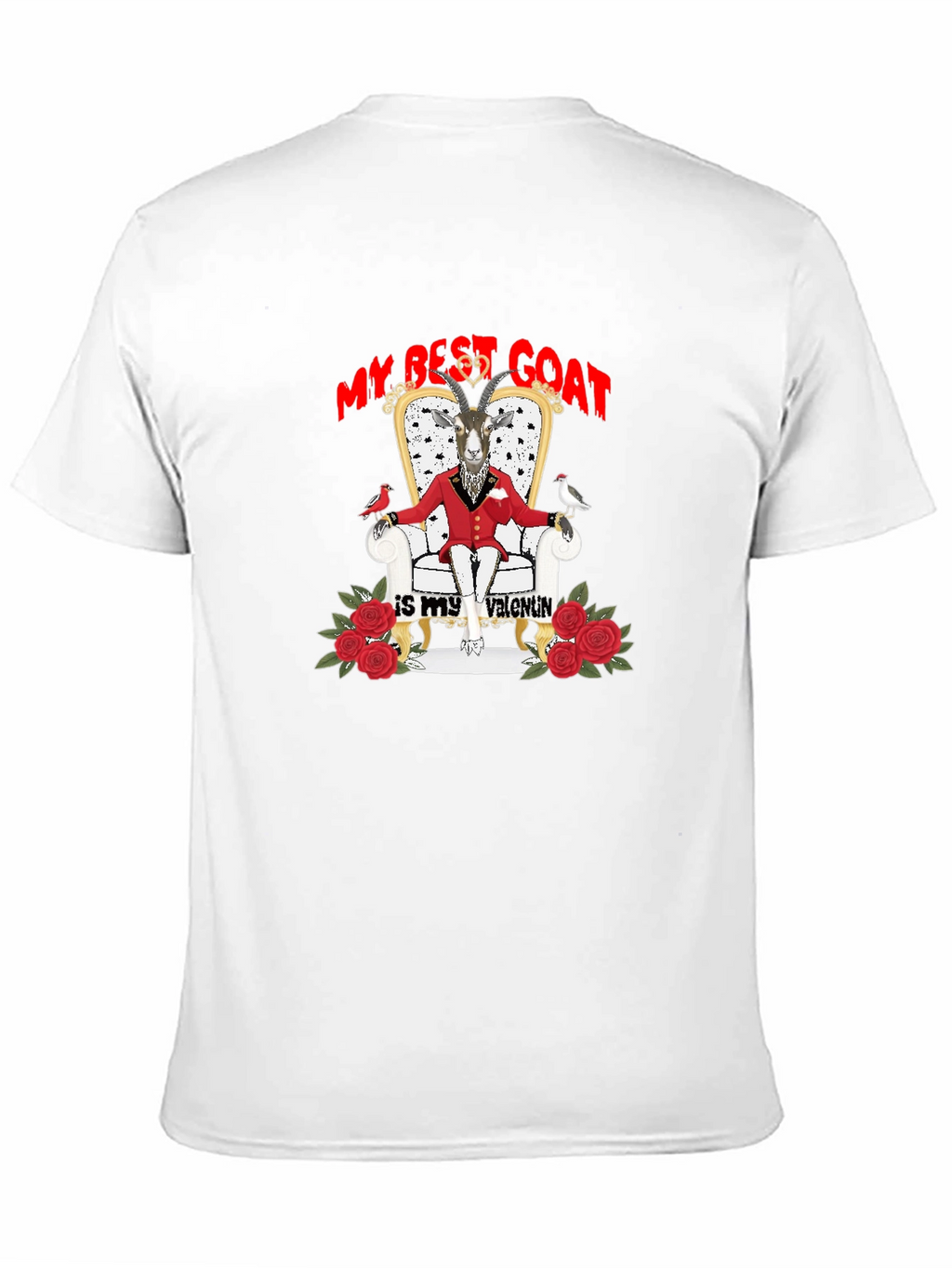 My Best Goat is My Valentine Graphic T-Shirt