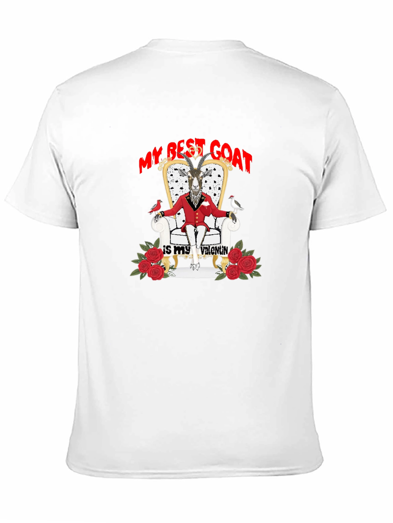 My Best Goat is My Valentine Graphic T-Shirt