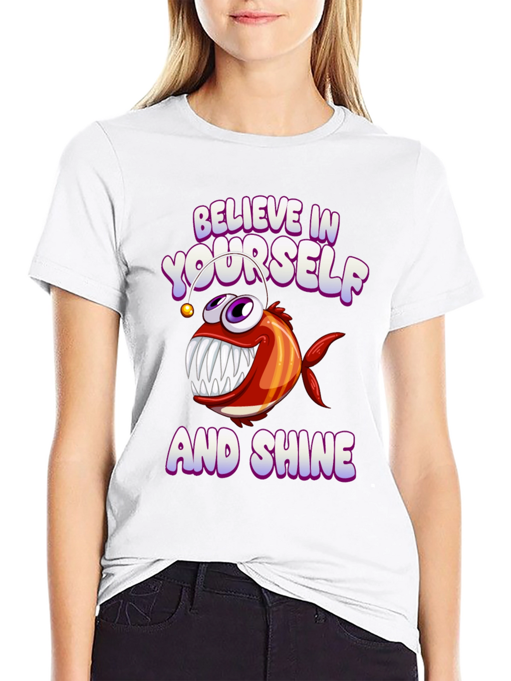 Believe in Yourself and Shine Graphic T-Shirt
